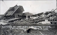 Elevator at Melissa, Tex. after cyclone, Apr. 13, 1921
