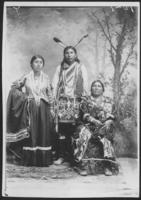 Chas. Pipestem Family - [Idenitified as Otoe, Pipe Stem, Johnny]