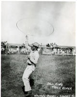 Bill King Trick Roper White's Rodeo- Selden, KS