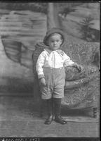 [Single portrait of an Infant Boy wearing a two piece suit]