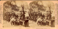 In line for Rations, Camp Tampa, Florida, U. S. A.