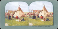 Drying Fish Meat in a Sioux Camp