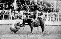 Bobbie Roach trick roping, Ritzville, WN [sic]