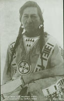 Chief White Calf, Blackfoot Indian who modeled for our Buffalo Nickel