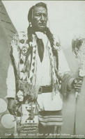Chief Calf Child minor chief of Blackfoot Indians