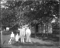 [Single portrait of people, children and a dog]