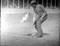 Weaver Gray roper & dog skipping the Spoke