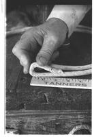 [Junior Eskew building a honda for his cotton trick rope, Part 1]