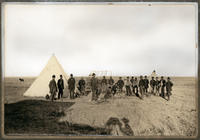 1883-7 Rare Prints  Captain David L. Payne and Boomers entering and leaving Indian Territory.