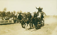 John Spain, Stagecoach Race, Round Up, 1913
