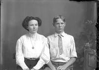 [Single portrait of a young Man and a young Woman]