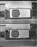 Advertisements for War Bonds (WW1). South Main, Glenco