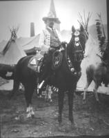 Col. Joe Miller mounted - Horse