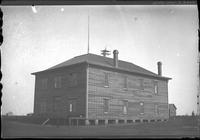 1st Court House, Stillwater. 1st in Oklahoma, burned, Christmas 1894