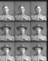 [Carte de Visite multiple portraits of young Male Oklahoma A&M Cadet]