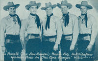 Lee Powell (the Lone Ranger), George Letz, Hal Taliaferro, Herman Brix in The Lone Ranger M.B.S.