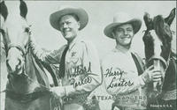 Texas Rangers Harry Lauter and Willard Parker