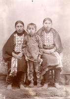 [1880s Osage family]