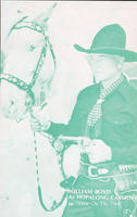 William Boyd as Hopalong Cassidy in "Three on the Trail"