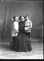 [Single portrait of adult Female with children]