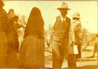 Cheyenne River Agency, S.D. June, 1899. Norman W. Robinson, asst. clerk getting...