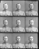 [Carte de Visite multiple portraits of young Male Oklahoma A&M Cadet]