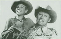 Chuck Connors and Johnny Crawford
