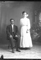 [Single portrait of a young Man and a young Woman]