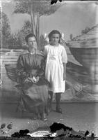 [Single portrait of an person and a child]