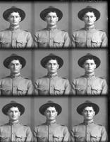 [Carte de Visite multiple portraits of young Male Oklahoma A&M Cadets]