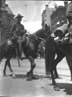 Troop B leaving for Mexican Border 1916.  Morgan G. Bulkley Jr.