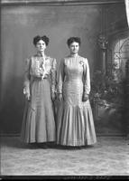 [Single portrait of two young Females]