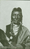 Chief Weasel Calf, Blackfoot, Last Chief Living who signed Peace Treaty of 1877