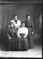 [Single portrait of four young Females]