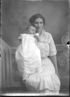 [Single portrait of a young person and a child]