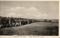 Infantry on hike. Camp Donipahn, Okla.