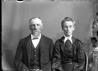 [Single portrait of an aged Man and an aged Women]