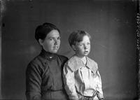 [Single portrait of a person and a child]