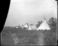 Indian camp, 1890 (rare)