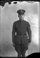 [Single portrait of a young Officer of the U.S. Army Military Person]
