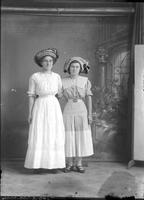 [Single portrait of two young Females]