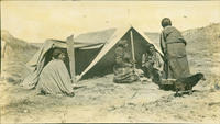 [Small Southern Ute encampment]