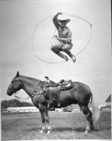 Junior Eskew jumping through Maguey loops