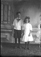 [Single portrait of a young Boy and a young Girl]