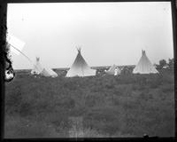 Indian camp, Cushing, 1895