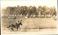 Bertha Blancett, Cowgirls Relay Race, Pendleton Round Up