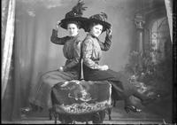 [Single portrait of two young Females]