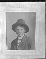 [Photograph of a photograph of a young Boy]