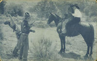 Jack Hoxie and Helen Holmes capturing the cattle thieves
