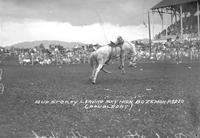 Bud Storey Leaving "Sky High" Bozeman Rodeo